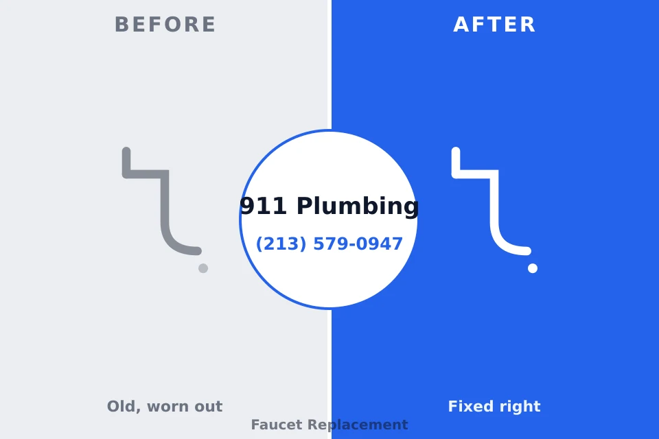 Before and after: plumbing repair Marionville, MO